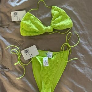 Forever 21 lime green bikini